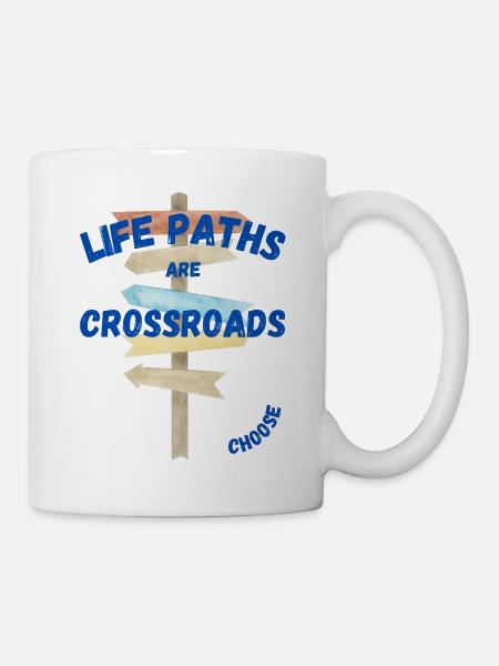 Life Paths - Tasse - Weiß