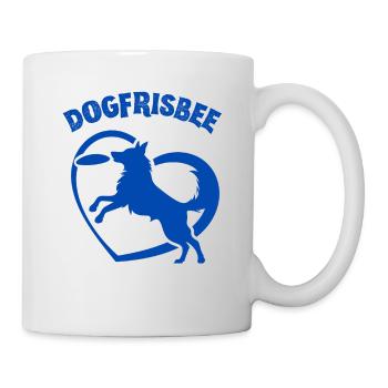 Dogfrisbee - Disk Dog - Tasse - Weiß - Rechts