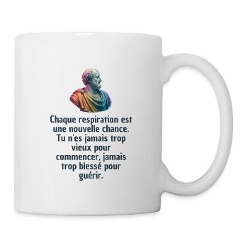 T-shirts Stoïcisme : L'inspiration à portée de soi - Mug blanc - blanc - Droite