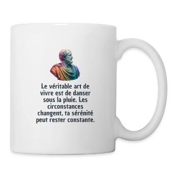T-shirts Stoïcisme : L'inspiration à portée de soi - Mug blanc - blanc - Droite