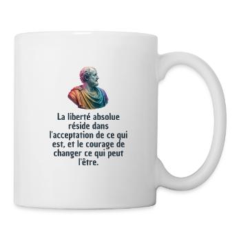 T-shirts Stoïcisme : L'inspiration à portée de soi - Mug blanc - blanc - Droite