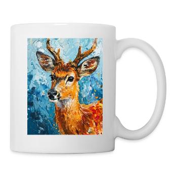 Deer image - Mug - white - Right