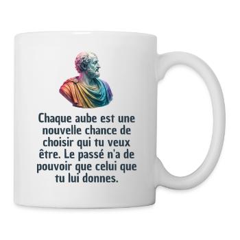 T-shirts Stoïcisme : L'inspiration à portée de soi - Mug blanc - blanc - Droite
