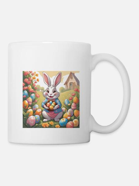 Osterhase Ostern Mama Geschenk - Kop/krus - hvid