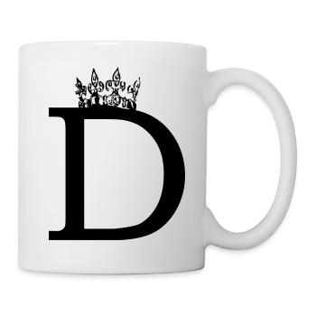 crown D - Mug - white - Right