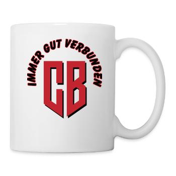 CB immer gut verbunden - Tasse - Weiß - Rechts