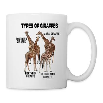 Species of Giraffes Giraffes Of The World - Mug - white - Right