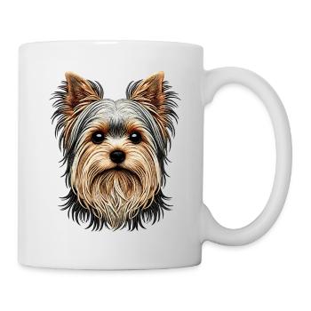 Yorkshire Terrier - Mug - white - Right