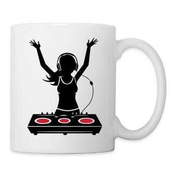 DJ Platines Festival Femme - Mug blanc - blanc - Droite