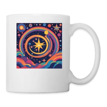 Spirituality Star Rainbow Gift - Mug - white - Right