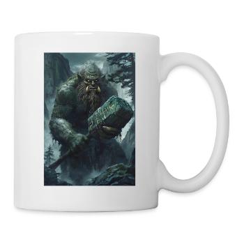 Cadeau géant de la mythologie norvégienne - Mug blanc - blanc - Droite