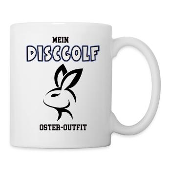 Discgolf Ostern Discgolfer Oster Outfit - Tasse - Weiß - Rechts