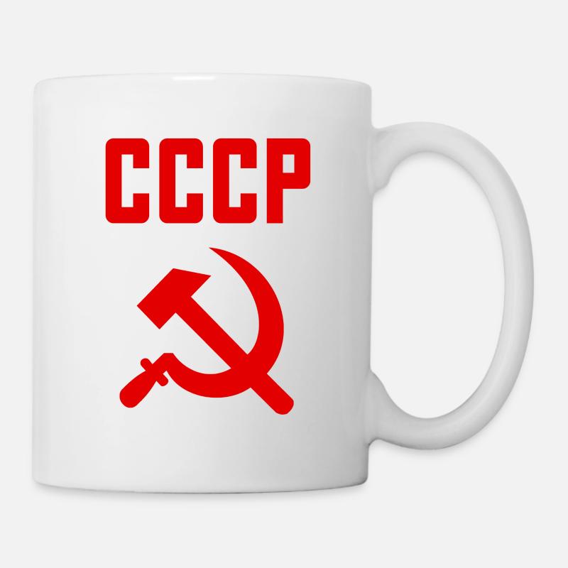 Soviet - Hammer und Sichel Sowjetunion - Kommunist - Tasse - Weiß
