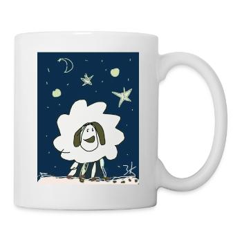 Gute Nacht Schaf - Tasse - Weiß - Rechts