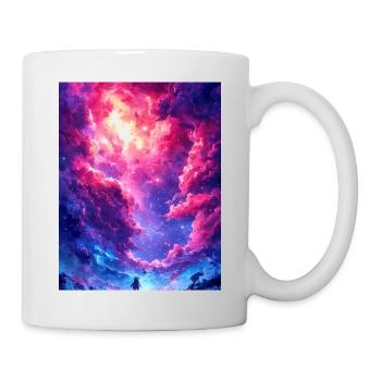 Magischer Sonnenuntergang - Tasse - Weiß - Rechts
