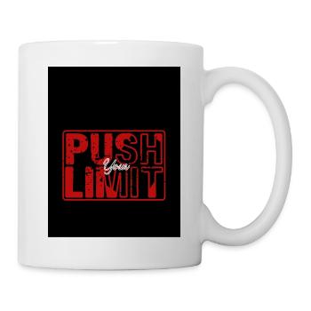 Push Your Limit – Bold & Motivational Design - Mug - white - Right