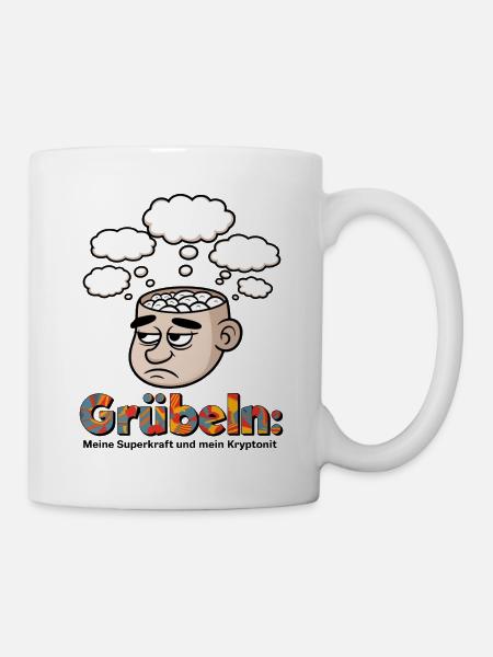 overthinker's dilemma - Mug - white
