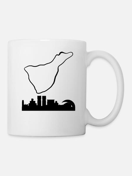 Teneriffa - Tasse - Weiß