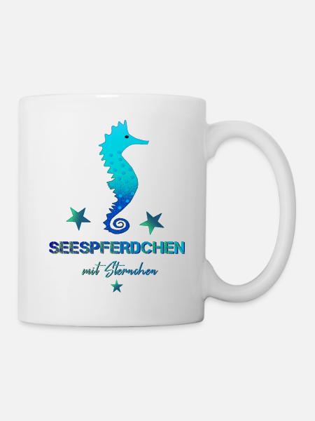 Seepferdchen bestanden Schwimmabzeichen schwimmen - Tasse - Weiß