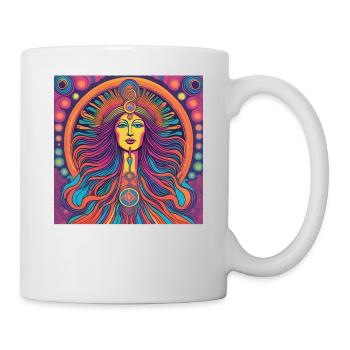 Vierge Spiritualité Cadeau - Mug blanc - blanc - Droite