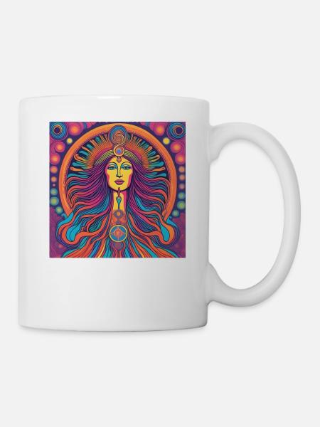 Jungfrau Spiritualität Geschenk - Tasse - Weiß