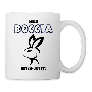 Boccia Ostern Bocciaspieler Oster Outfit - Tasse - Weiß - Rechts