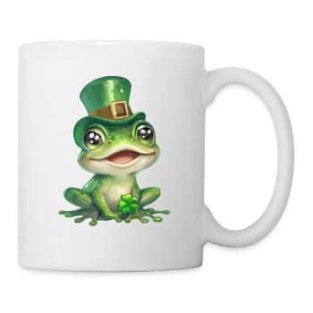 St. Patrick's Day Frog Gift - Mug - white - Right