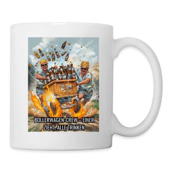 Herrentag Bier Freunde Geschenk - Tasse - Weiß - Rechts