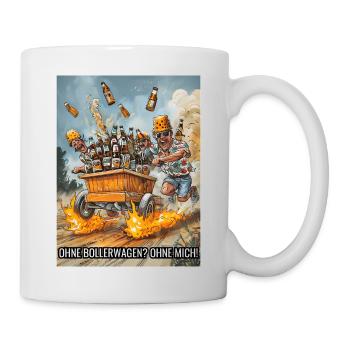 Männertag saufen Bier Geschenk - Tasse - Weiß - Rechts