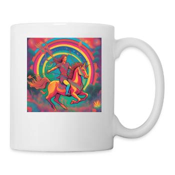 Schütze Astrologie Astro Geschenk - Tasse - Weiß - Rechts