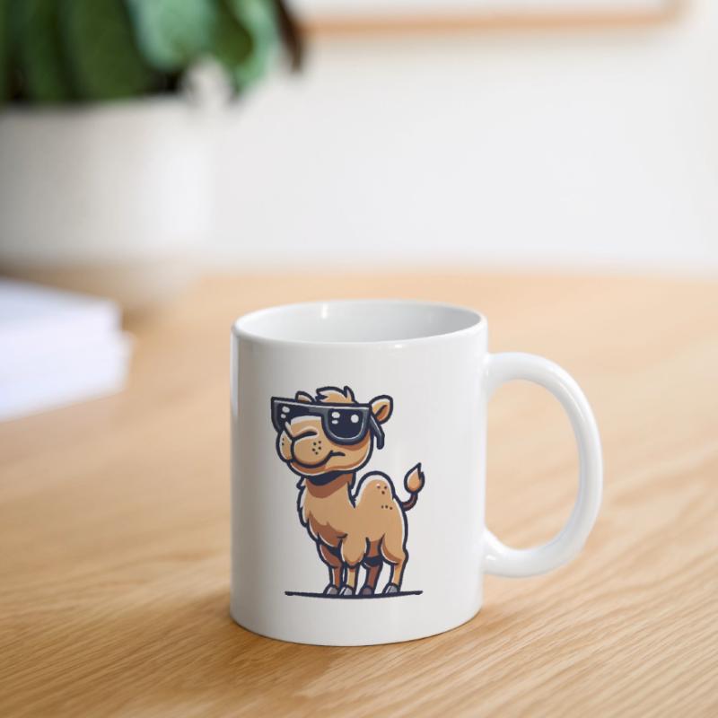 kamel comic sonnenbrille Tasse