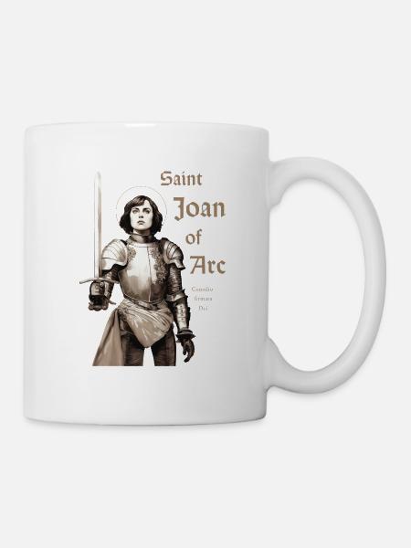 Sainte Jeanne d’Arc - Mug blanc - blanc