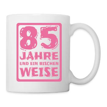 Alter 85 - Tasse - Weiß - Rechts