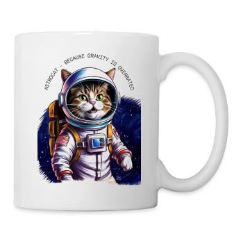 Cadeau Astro Cat - Mug blanc - blanc - Droite