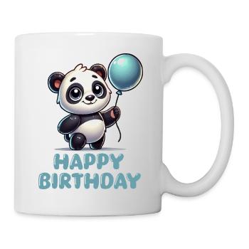 Panda Comic Balloon Birthday - Mug - white - Right