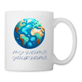 Planet - Tasse - Weiß - Rechts