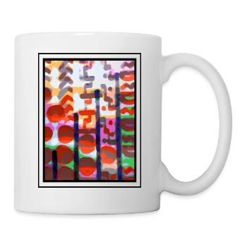 Japanisch inspiriertes Design - Tasse - Weiß - Rechts