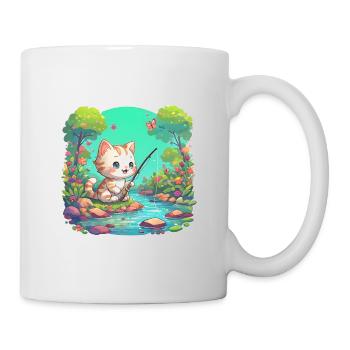 Angel Cat Gift - Mug - white - Right
