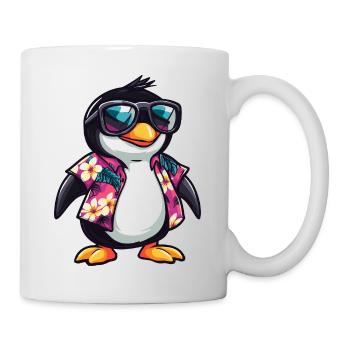 Penguin Comic Funny Summer - Mug - white - Right