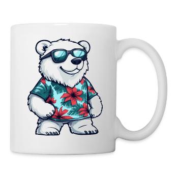 Polar Bear Funny Summer - Mug - white - Right