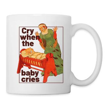Mittelalter Mom Art - Tasse - Weiß - Rechts
