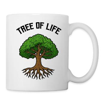 Arbre de vie - Mug blanc - blanc - Droite