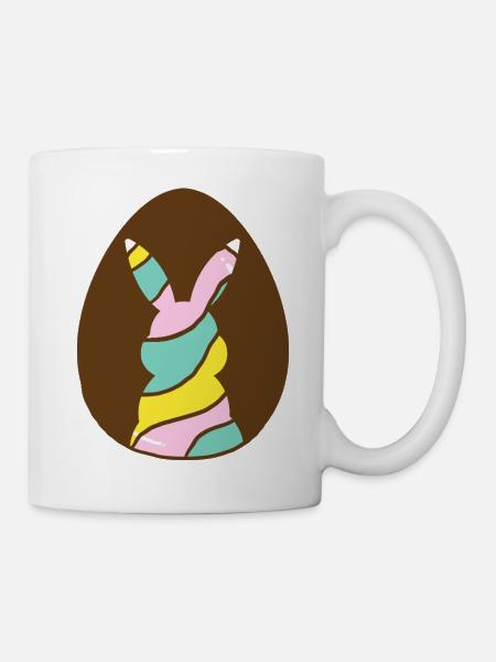 rabbit in egg - Tasse - Weiß