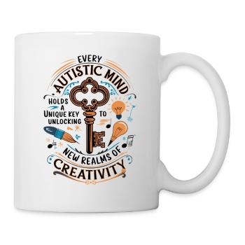 Autistic Mind - Kreativität und Innovation freisetzen - Tasse - Weiß - Rechts