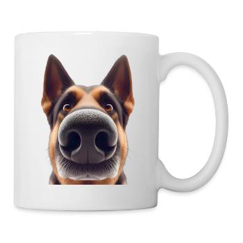 Dog Head 9 German Shepherd - Mug - white - Right