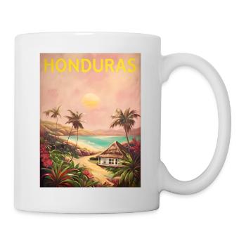 Honduras Stolz Herkunft Geschenk - Tasse - Weiß - Rechts