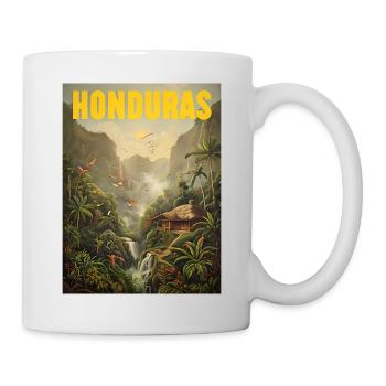 Honduras Dschungel Herkunft Geschenk - Tasse - Weiß - Rechts