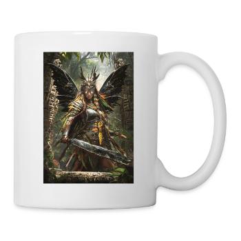 Kriegerin Mythologie Mythos Geschenk - Tasse - Weiß - Rechts