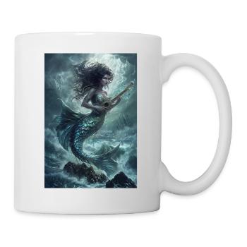 Meerjungfrau Mythologie Mythos Geschenk - Tasse - Weiß - Rechts