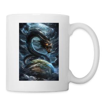 Basilisk Mythologie Mythos Geschenk - Tasse - Weiß - Rechts